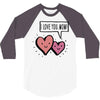 i love you mom 3/4 Sleeve Shirt