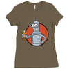vault bot Ladies Fitted T-Shirt
