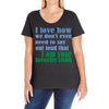 i am your favorite child Ladies Curvy T-Shirt