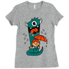 monster pet Ladies Fitted T-Shirt
