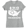 total solar eclipse 2017 Ladies Fitted T-Shirt
