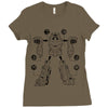 assemble megazord Ladies Fitted T-Shirt