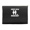 under new management stag night wedding mens Accessory Pouches