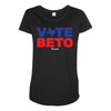 vote beto texas Maternity Scoop Neck T-shirt