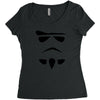 bad face Women's Triblend Scoop T-shirt