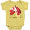 lung cancer awaneress Baby Bodysuit
