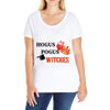 hogus pogus witches Ladies Curvy T-Shirt