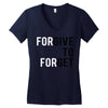 Forgive to Forget Women's V-Neck T-Shirt