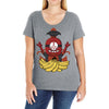 the yignion clan love bananas Ladies Curvy T-Shirt