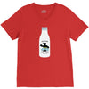10. fight milk 002 V-Neck Tee