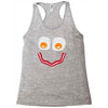 bacon and eggs Racerback Tank