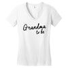 grandma to be Women's V-Neck T-Shirt