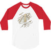 torn rib cage 3/4 Sleeve Shirt