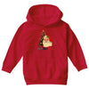 vintage santa christmas Youth Hoodie