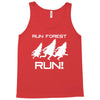 run forest run white color Tank Top
