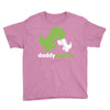 daddysaurus dinosaur dino Youth Tee