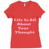 life is all Ladies Fitted T-Shirt