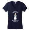 Drinking Buddies Women's V-Neck T-Shirt