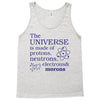 The Universe Is Made Of Protons Neutrons Elektrons And Morons Tank Top