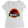 dracarys logo Women's Triblend Scoop T-shirt