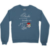she reads books to live book lover Crewneck Sweatshirt
