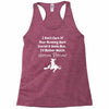 i'm tired of football! Racerback Tank