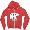 dad bear Zipper Hoodie