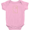 golden spiral Baby Onesie