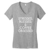 coffee obsession Women's V-Neck T-Shirt