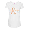 Survivor Of Uterine Cancer Maternity Scoop Neck T-shirt