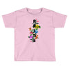 Pride Floral LGBT Colors Toddler T-shirt
