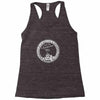back to back world war champs raising flag Racerback Tank