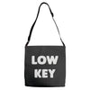 low key Adjustable Strap Totes