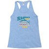 sharks will kill you Racerback Tank