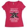 funny rude fart ninja ideal birthday gift or present Women's Triblend Scoop T-shirt