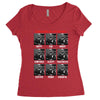 expressions of captain holt Women's Triblend Scoop T-shirt