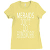 mermaids dont do homework Ladies Fitted T-Shirt