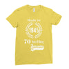made in 1945 70 years of being awesome Ladies Fitted T-Shirt