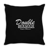 double deuce Throw Pillow
