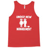 under new management stag night wedding mens Tank Top