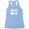 atheism fish skeleton Racerback Tank