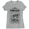 Vintage Aged To Perfection 1958 Ladies Fitted T-Shirt