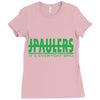 jake paulers green Ladies Fitted T-Shirt