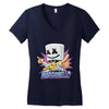 marshmello Women's V-Neck T-Shirt