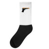 black gold gun pullover Socks
