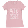 screw your lab safety i want superpowers Ladies Fitted T-Shirt