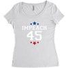 Impeach 45 Women's Triblend Scoop T-shirt