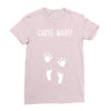 Guess What Baby Inside Pregnancy Announcement Ladies Fitted T-Shirt