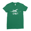 Plane Ladies Fitted T-Shirt