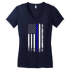 Vintage American Flag Women's V-Neck T-Shirt